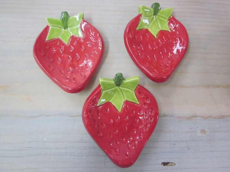 Lemon Tea Bag Holder Strawberry Spoon Rest Candle Holder Etsy