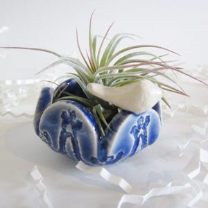 Air plant holder, ceramic ring holder, Mini ring dish, air plant vase, air plant planter, Mini ring bowl, image 7