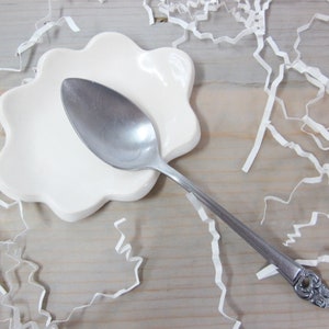 Cloud tea bag holder | Coffee tea Spoon Holder | Spoon holder for coffee | Grandma gift | candle holder | Handmade spoon rest