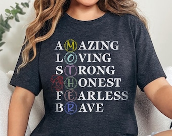 Mother Definition Shirt / Inspirational Mom Shirt / Strong Brave Loving Mom Tee / Perfect Mother’s Day Gift