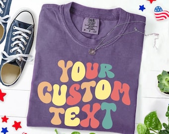 Custom Text Shirt, Personalized Event T-shirts, Custom Family Tee, Personalized Gift, Custom Logo Tee, Wholesale Business Shirts, Bulk order