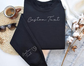 Comfort Colors Custom Long Sleeve Shirt, Personalized Text, Custom Printing
