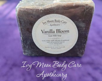 Vanilla  Bloom Goat Milk Artisanal Soap