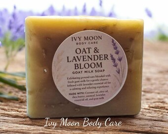 Oatmeal and Lavender Goat Milk Soap