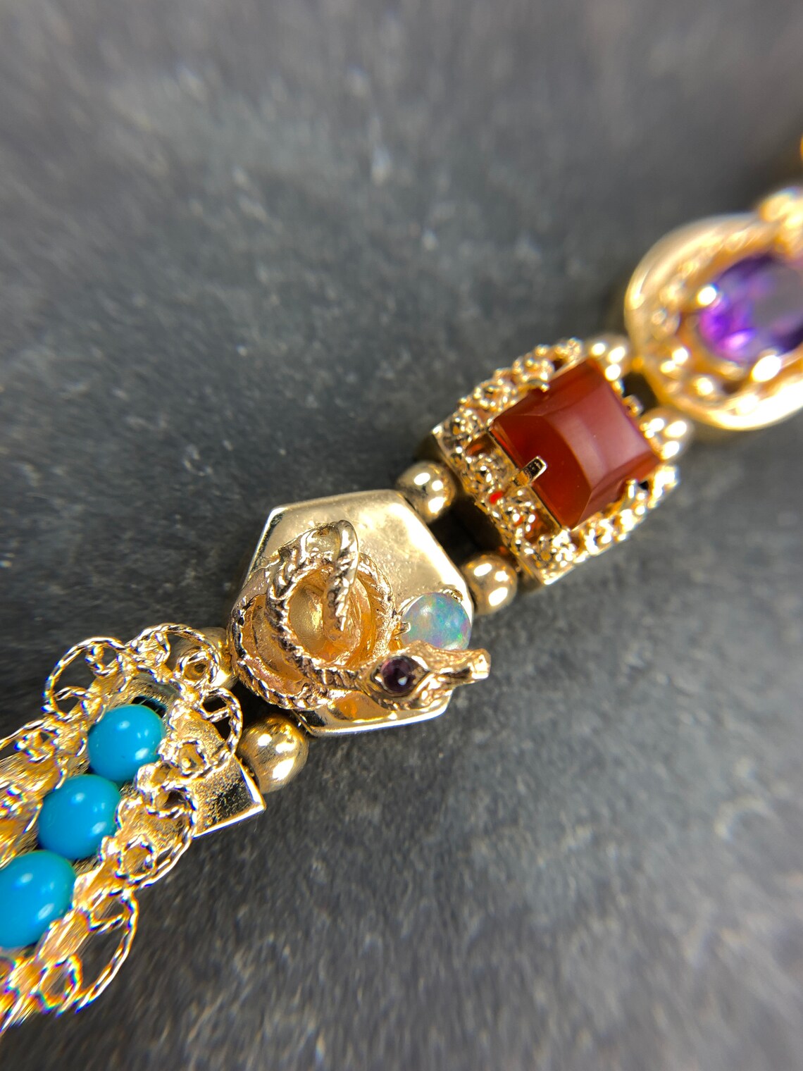 Multicolor - Handcrafted Stone Work Bracelet 06 main image 1