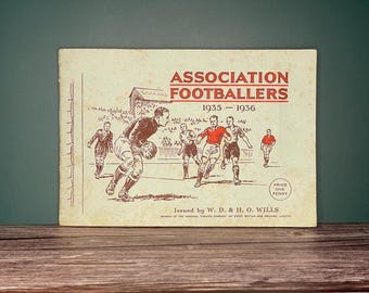 Antique English Football Cigarette Cards • Ogden's AFC Nicknames Complete  Set • Vintage Soccer Club History • Sports Ephemera Kit