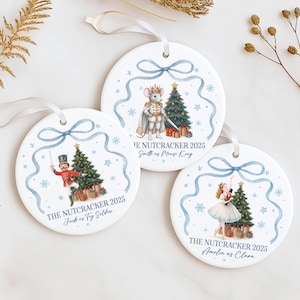 Personalized The Nutcracker Keepsake Ornament, Nutcracker Ballet Ornament, Custom Nutcracker Characters Ornament, Ballet Gift for Dancer