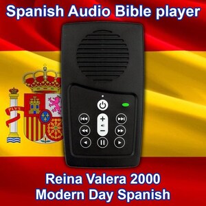 Santa Biblia - Reina Valera 2000 Biblia en audio player, EASY to use