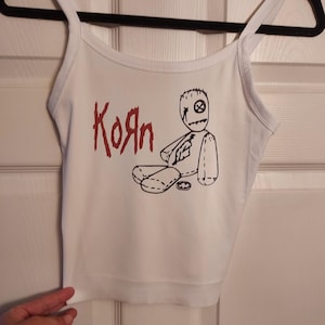 Numetal Shirt numetal Crop Tank Top handgeschnittenes benutzerdefinierte Bandlogo Crop Top benutzerdefinierte Damenbehälter