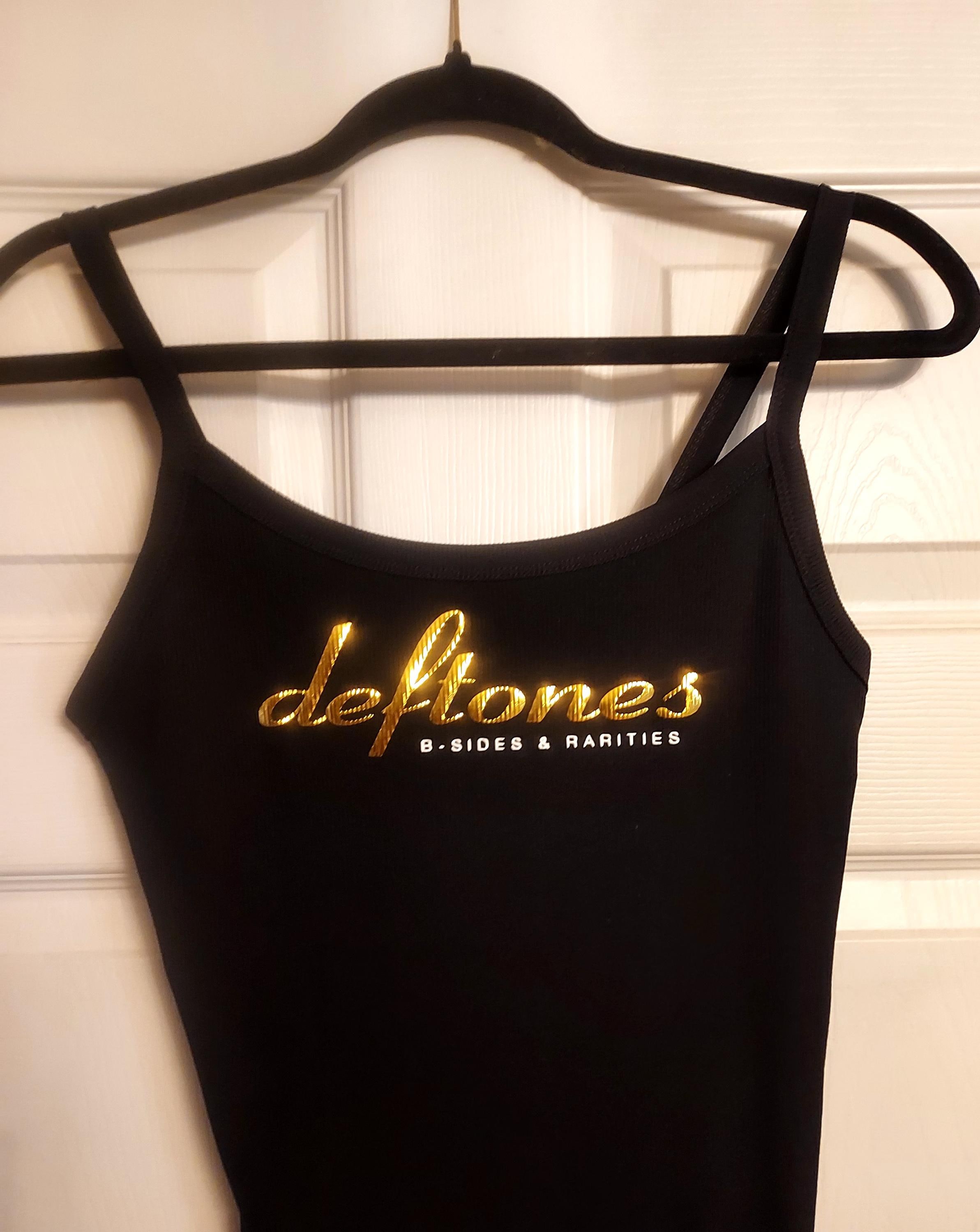 Black and Gold Tank Top - Etsy