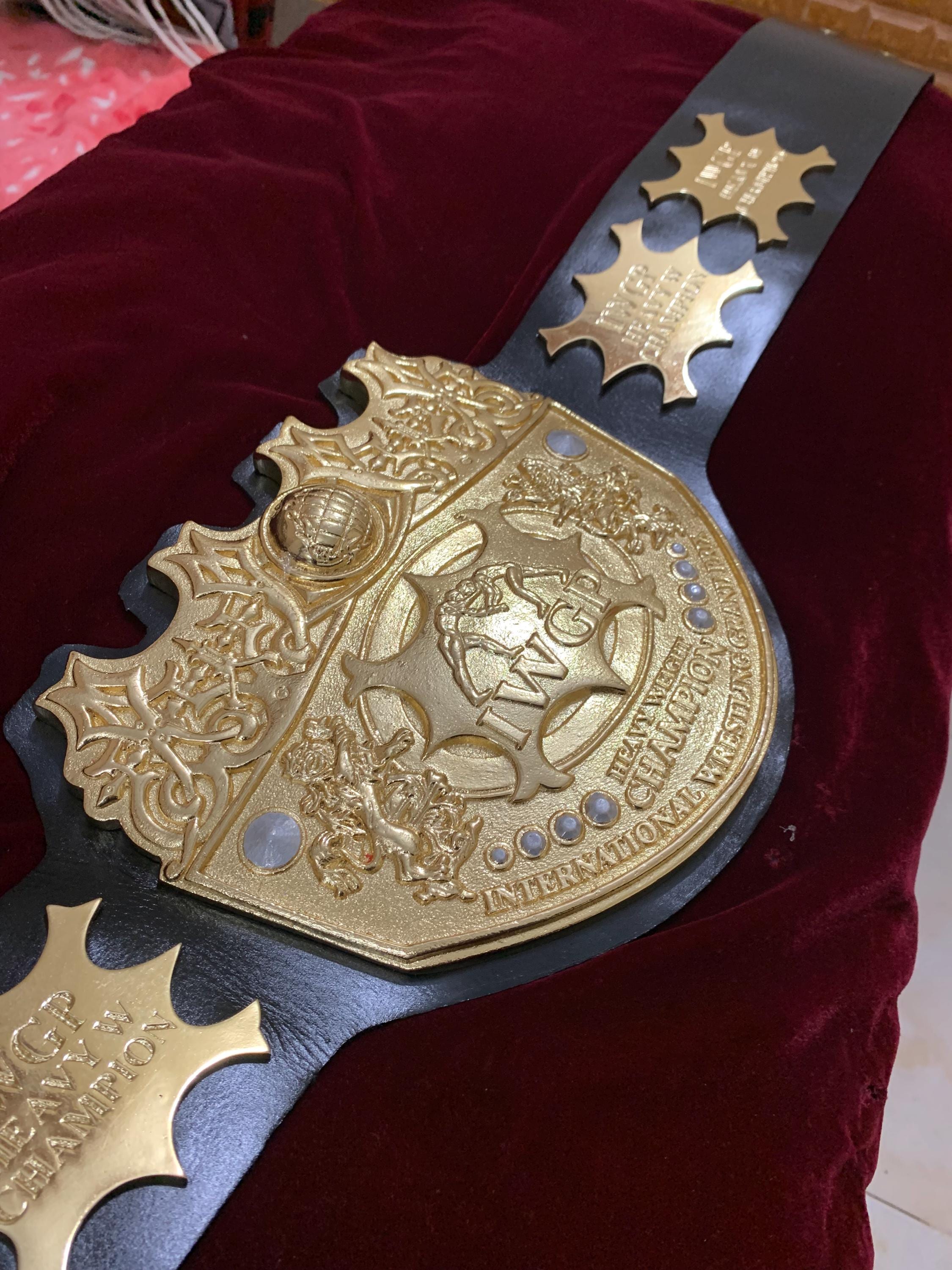 IWGP v2ベルト IWGP V2 Heavyweight Championship Belt–njpw Wrestling–gold Plated