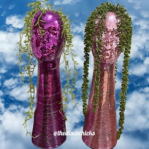 A Disco Head Planter *TALL* - Multifunctional decor