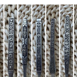 Floral Spoon Ring: Antique Silverware, Handmade Stainless Steel