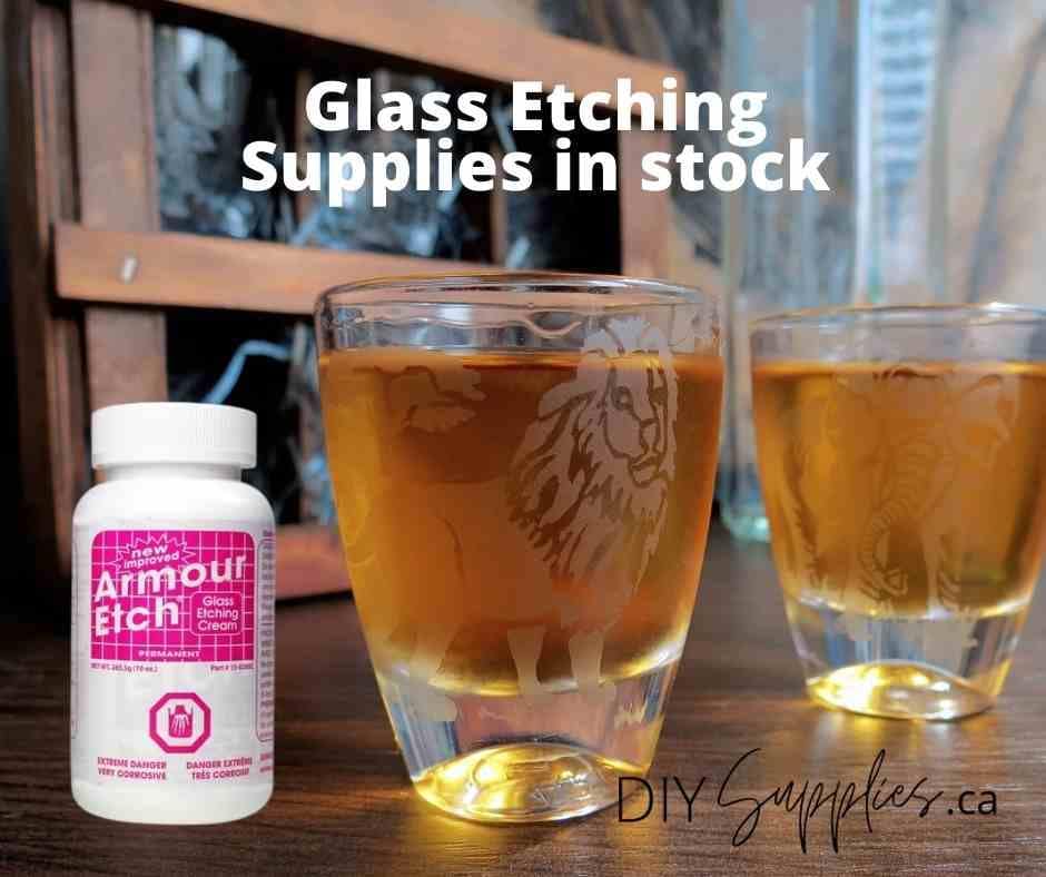 Glass Etching Cream by Armour Etch: 22 oz Bottle + How to Etch