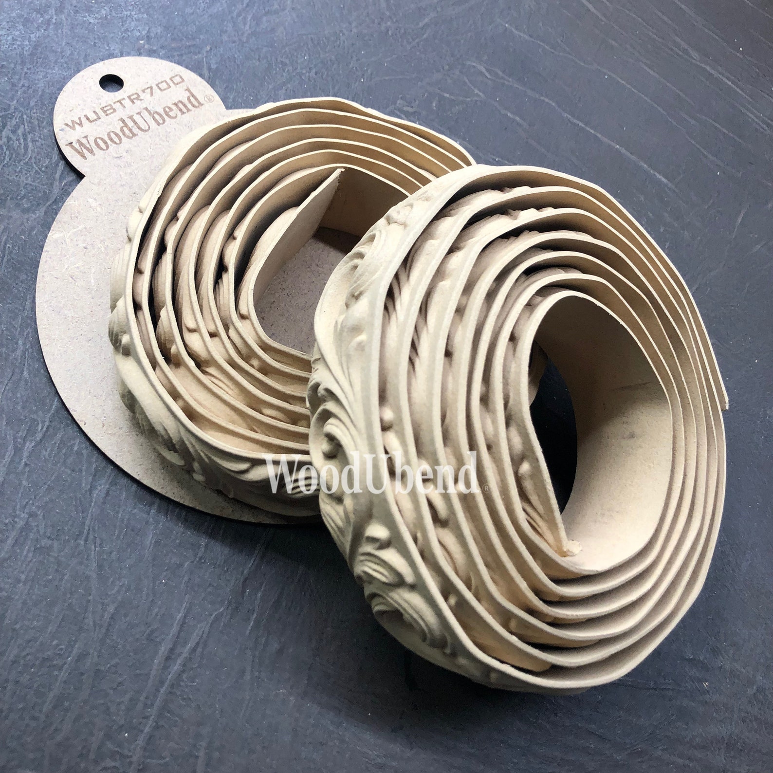 TR700 Wood U Bend 2 Strips of Trims Moldings Appliques Etsy Canada