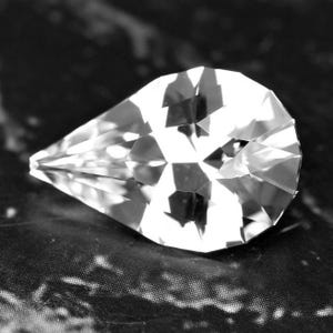 Danburite, Mexico 4.21 Ct Flawless, Precision Pear Cut 14.4 x 9.7 mm, Very Brilliant Gemstone, For Jewelry!
