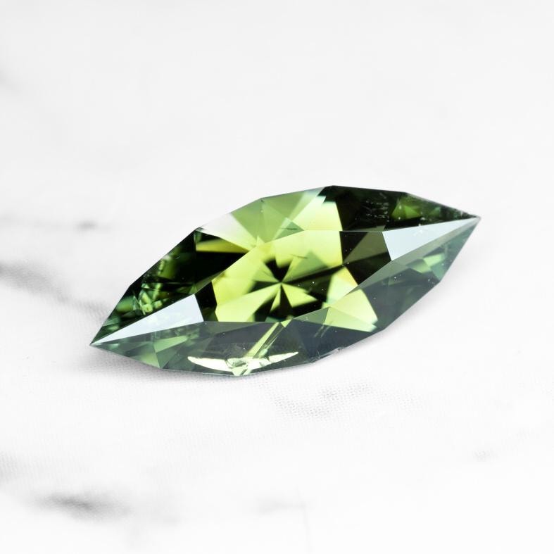 Natural Tourmaline, Nigeria 1.19 Ct Clarity VS1, Marquise 12.4 x 5.0 mm, See Video!