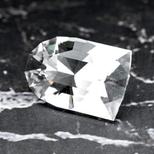 Danburite, Mexico 9.84 Ct Clarity VS2, Unique Shield Cut, Very Brilliant Gem, For Jewelry, See Videos