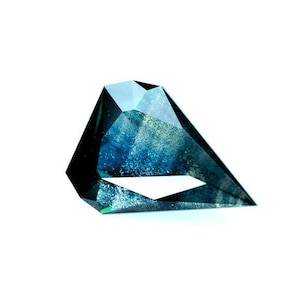 Natural Untreated Parti Sapphire, Kenya 1.85 Ct Flawless, Unique Strong Schiller-For Jewelry, Videos Outside!