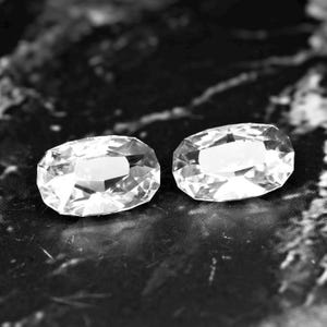 Danburite, Mexico 2.84 Ct TW Pair, Flawless, For Jewelry, See Video!