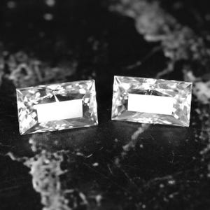 Danburite, Mexico 5.28 Ct TW Flawless+VS1, Rectangle Cuts 10 x 6 mm, For Jewelry, Video on a Hand!