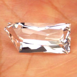 Danburite, Mexico 7.50 Ct Flawless, Natural Untreated Gem, Angel Crystal, Free Form Cut, Video