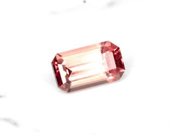 Imperial Tourmaline, Zambia 0.70 Ct Flawless, Beautiful Ring Size Gem, Octagon 6.8 x 3.8 mm, Video