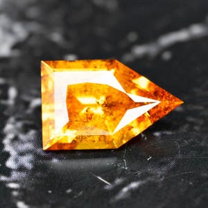 Mandarin Spessartine Garnet, Tanzania 1.88 Ct Rare Natural Fanta Orange Color, For Unique Jewelry, Video Outside!
