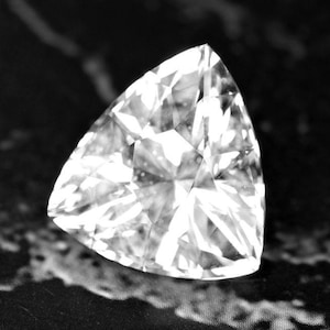 Danburite, Mexico 6.40 Ct Clarity SI2, Trillion Cut 13.2 x 12.3 mm, Very Brilliant Gemstone, For Jewelry, Video!