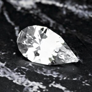 Danburite, Mexico 4.56 Ct Clarity VVS1, Very Brilliant Natural Untreated Gem, Pear Cut 16.4 x 9.2 mm, For Jewelry, Video