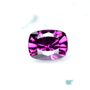 Color Change Purple Garnet, Tanzania 1.85 Ct Clarity SI1, Rare Gem, Cushion Cut 7.5 x 5.8 mm, Video Outside!