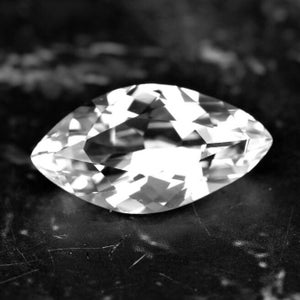 Danburite, Mexico 4.48 Ct Flawless, For Jewelry, Marquise Cut 16.4 x 8.8 mm, Video on a Hand!