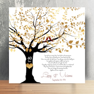 Song lyric wall art gift for parents 30th anniversary 25th wedding anniversary 40th wedding anniversary gift unique wedding gift for couple