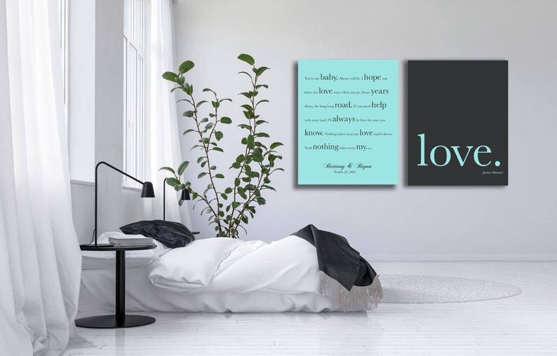 Wedding Song Lyric Art Unique Wedding Gift for Couple Valentines Day Gift for Him Song Lyrics Personalized Engagement Gift For Couple