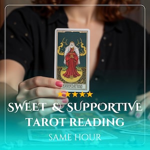 Lectura de Tarot Dulce y Alentadora, Lectura de Tarot Profunda, Lectura de Cartas de Tarot, Lectura de Tarot el Mismo Día, Lectura Psíquica Honesta, Lectura Dulce