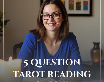 5 Question Tarot Reading, Tarot Cards Reading, Same Day Tarot Reading, Honest Psychic Reading