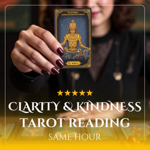 Czytanie Tarota Clarity & Kindness, Głębokie Czytanie Tarota, Czytanie Kart Tarota, Czytanie Tarota Tego Samego Dnia, Uczciwe Czytanie Psychiczne, Wyjaśnienie