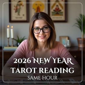 Lectura de tarot de año nuevo, lectura de tarot 2026, predicciones de año nuevo 2026, lectura de cartas del tarot, lectura de tarot el mismo día, psíquico honesto