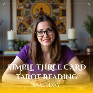 Eenvoudige tarotlegging met drie kaarten, tarotkaarten lezen, tarotlezen op dezelfde dag, eerlijk helderziend lezen, lezen met drie kaarten, tarot met drie kaarten