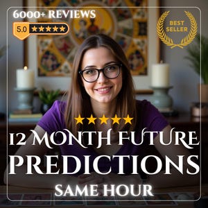 12 Month Future Predictions, Tarot Cards Reading, Same Day Tarot Reading, Honest Psychic Reading, Future Tarot Reading, Future Predictions
