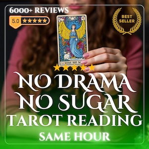 No Drama & No Sugar Tarot Reading, In Depth Tarot Reading, Tarot Cards Reading, Same Day Tarot Reading, Honest Psychic Reading, Brutal Tarot