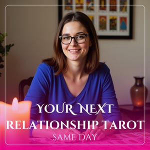 Sua próxima leitura de tarô de relacionamento, leitura de cartas de tarô, leitura de tarô no mesmo dia, leitura psíquica honesta, leitura de amor, tarô de relacionamento