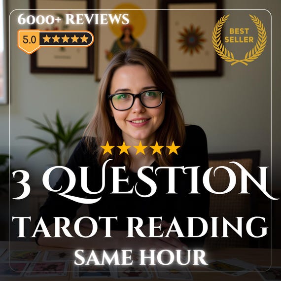 3 Question Tarot Reading, Tarot Cards Reading, Same Day Tarot Reading, Honest Psychic Reading