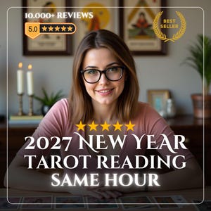 New Year Tarot Reading, 2027 Tarot Reading, New Year ,2027 New Year Predictions, Tarot Cards Reading, Same Day Tarot Reading,Honest Psychic