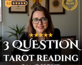 3 Question Tarot Reading, Tarot Cards Reading, Same Day Tarot Reading, Honest Psychic Reading