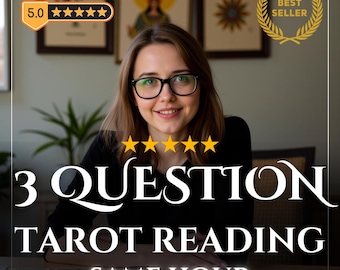 3 Fragen Tarot-Lesung, Tarotkarten-Lesung, Tarot-Lesung am selben Tag, ehrliche psychische Lesung
