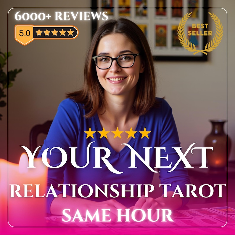 Your Next Relationship Tarot Reading, Tarot Cards Reading, Same Day Tarot Reading, Honest Psychic Reading, Love Reading, Relationship Tarot image 2