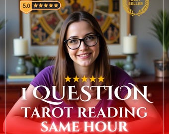 Leitura de Tarô com 1 Pergunta, Leitura de Cartas de Tarô, Leitura de Tarô no Mesmo Dia, Leitura Psíquica Honesta
