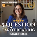 5 Question Tarot Reading, Tarot Cards Reading, Same Day Tarot Reading, Honest Psychic Reading