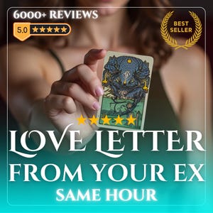 Liebesbrief von Ihrem Ex, Liebes-Tarot-Lesung, Tarotkarten lesen, Tarot-Lesung am selben Tag, ehrliche psychische Lesung, Liebesbrieflesung